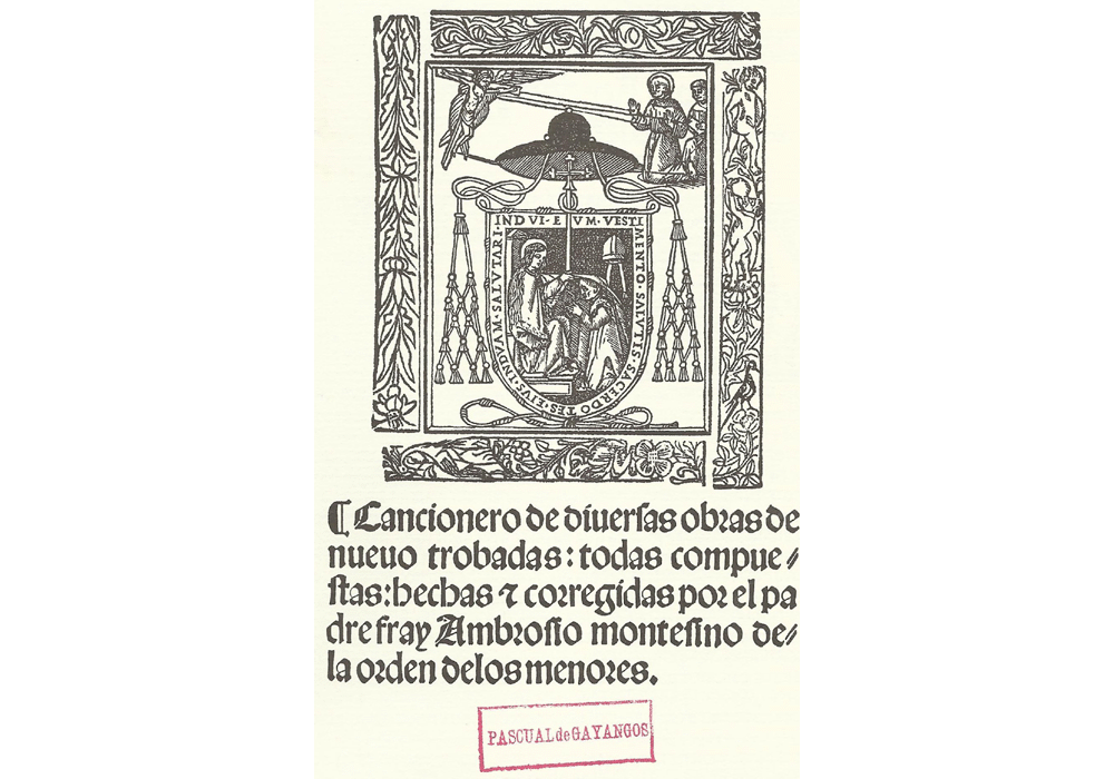 Cancionero-Montesino-Sucesor Hahembach-Incunabula & Ancient Books-facsimile book-Vicent García Editores-1 Title